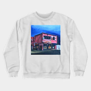 Pink Building, Birmingham, England Crewneck Sweatshirt